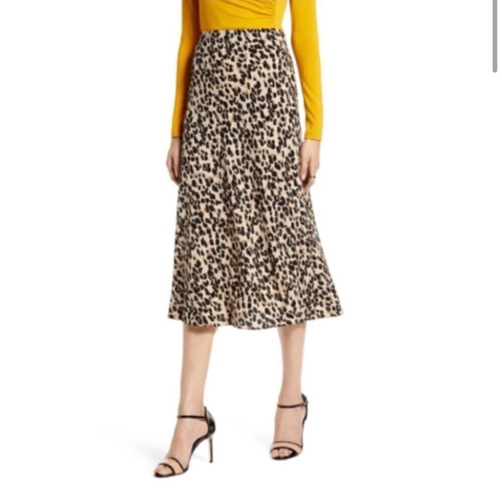 NWT Halogen Animal Print Skirt XS - Picture 8 of 8